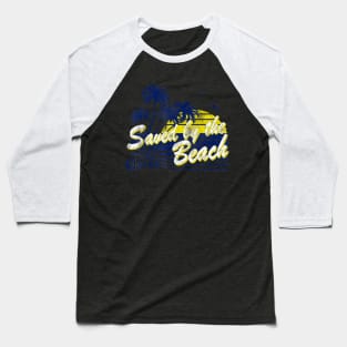 Officially Licensed Corona Saved By The Beach Baseball T-Shirt